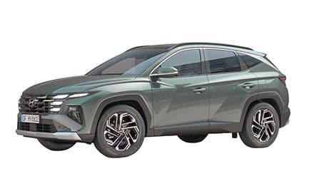 Hyundai TUCSOn in Cypress green