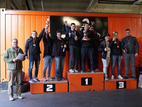 Prueba por equipos de karting