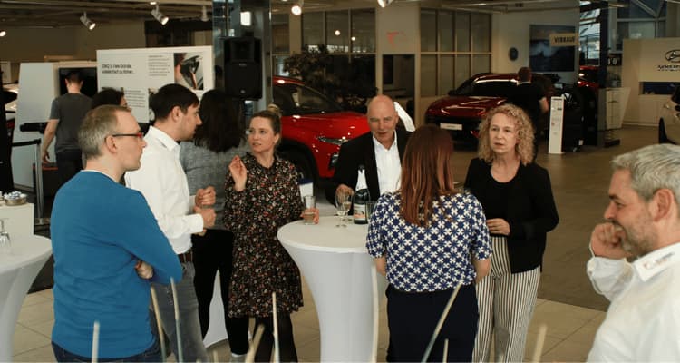 Gespräche nach der Verleihung