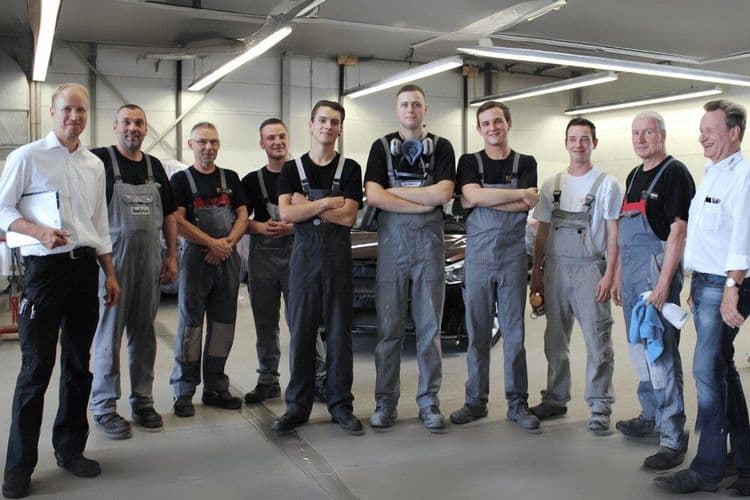 The Berlin paint team from Schimmel Automobile