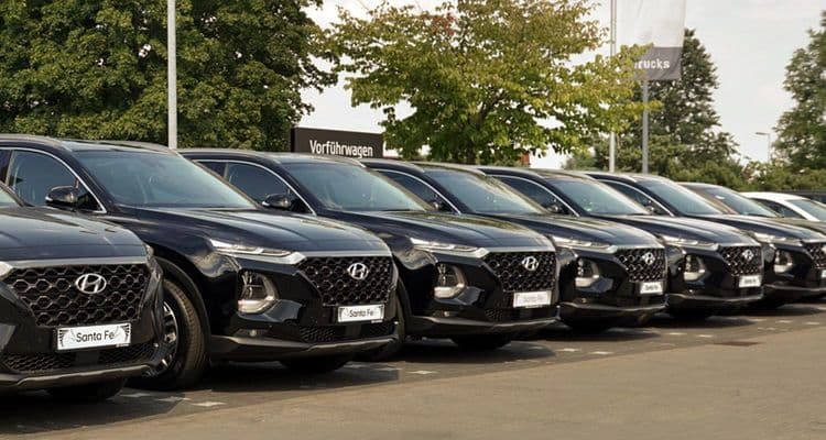 Hyundai Santa Fe hire vehicles