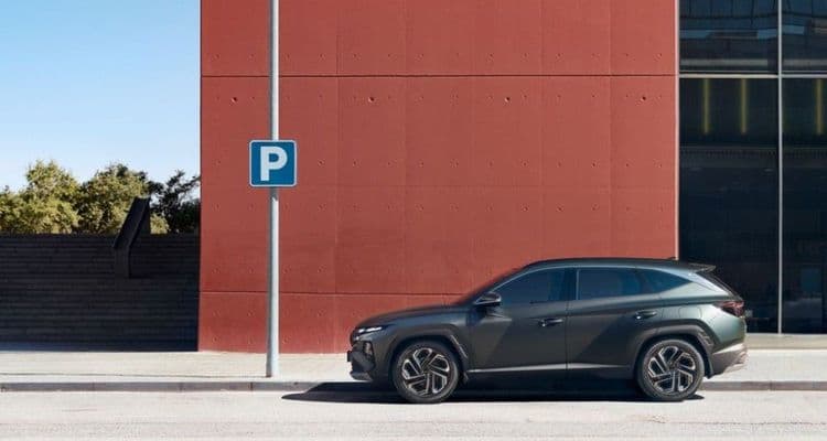Hyundai TUCSON Facelift seitlich