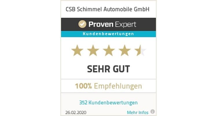 Proven Expert rating seal