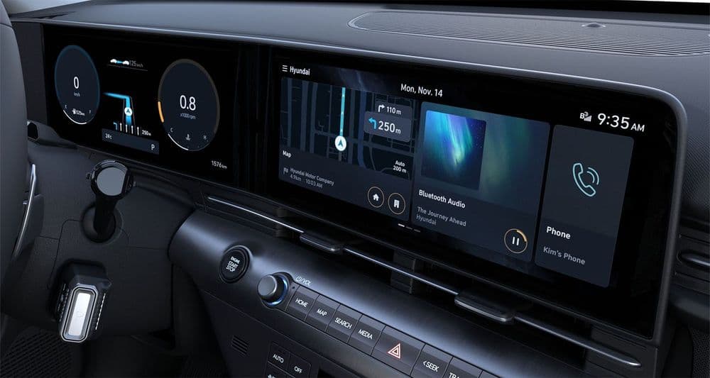 Hyundai Kona Hybrid Innen cockpit